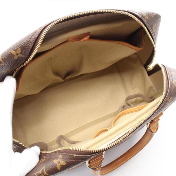 LOUIS VUITTON Brown Monogram Leather Deauville Bag - Picture 4 of 11